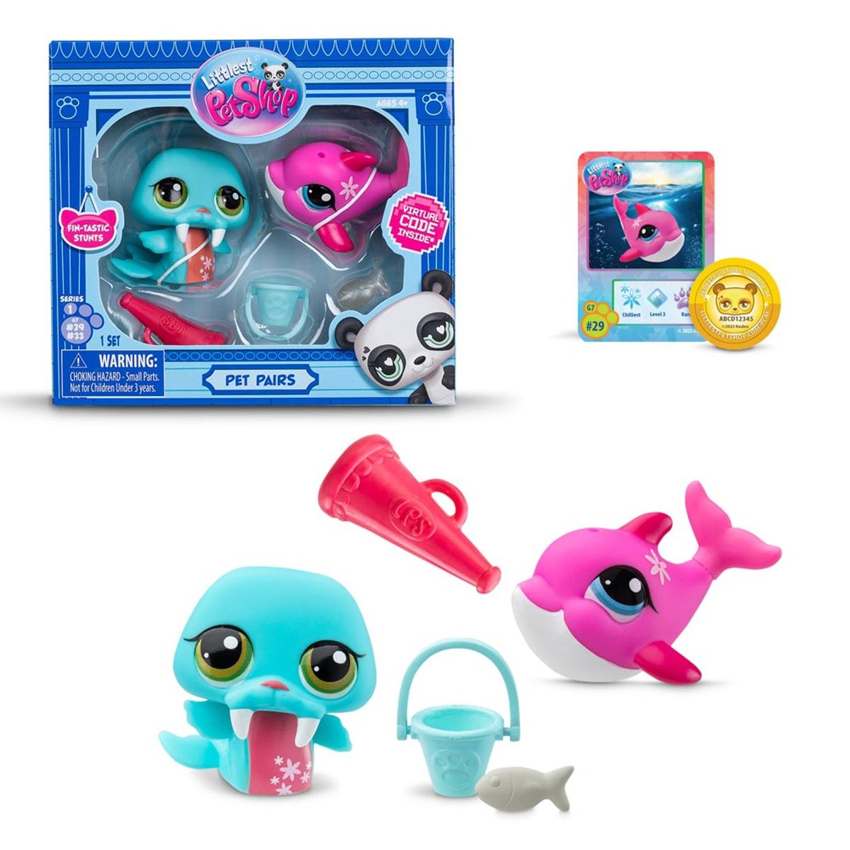 Ігровий набір LITTLEST PET SHOP – ФАНТАСТИЧНІ ТРЮКИ (2 фігурки, аксес.)
