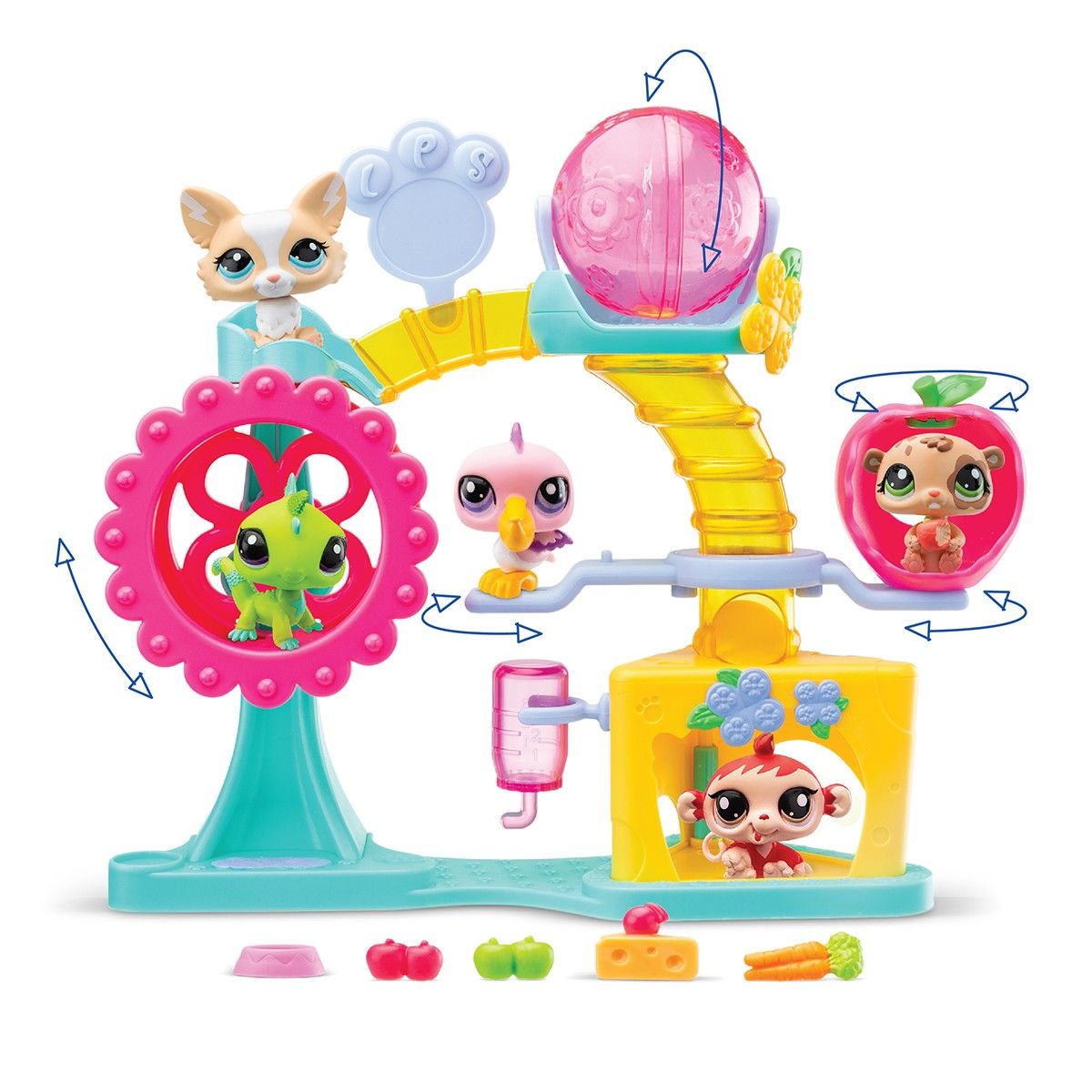 Ігровий набір LITTLEST PET SHOP – ФАБРИКА РОЗВАГ (2 фігурки, фабрика, аксес.)