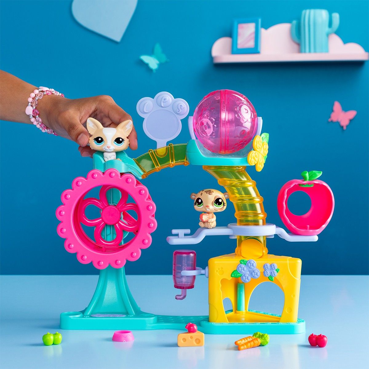 Ігровий набір LITTLEST PET SHOP – ФАБРИКА РОЗВАГ (2 фігурки, фабрика, аксес.)