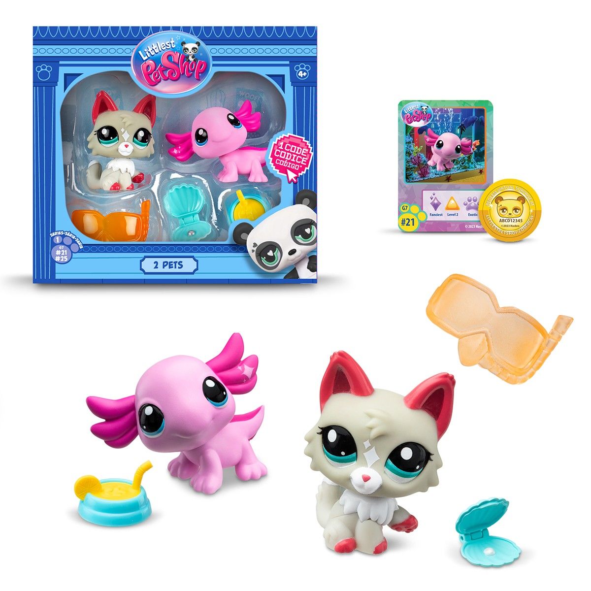 Ігровий набір LITTLEST PET SHOP – ДИВОВИЖНІ ДІВИ (2 фігурки, аксес.)