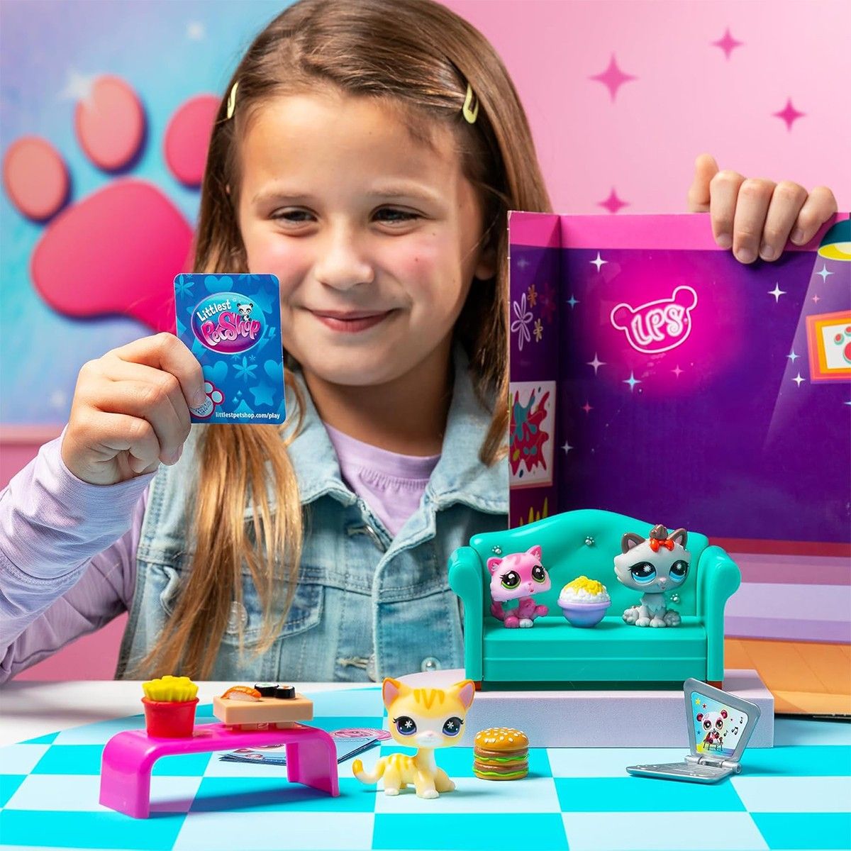 Ігровий набір LITTLEST PET SHOP - ВЕЧІРКА ЗІ СМАКОЛИКАМИ
