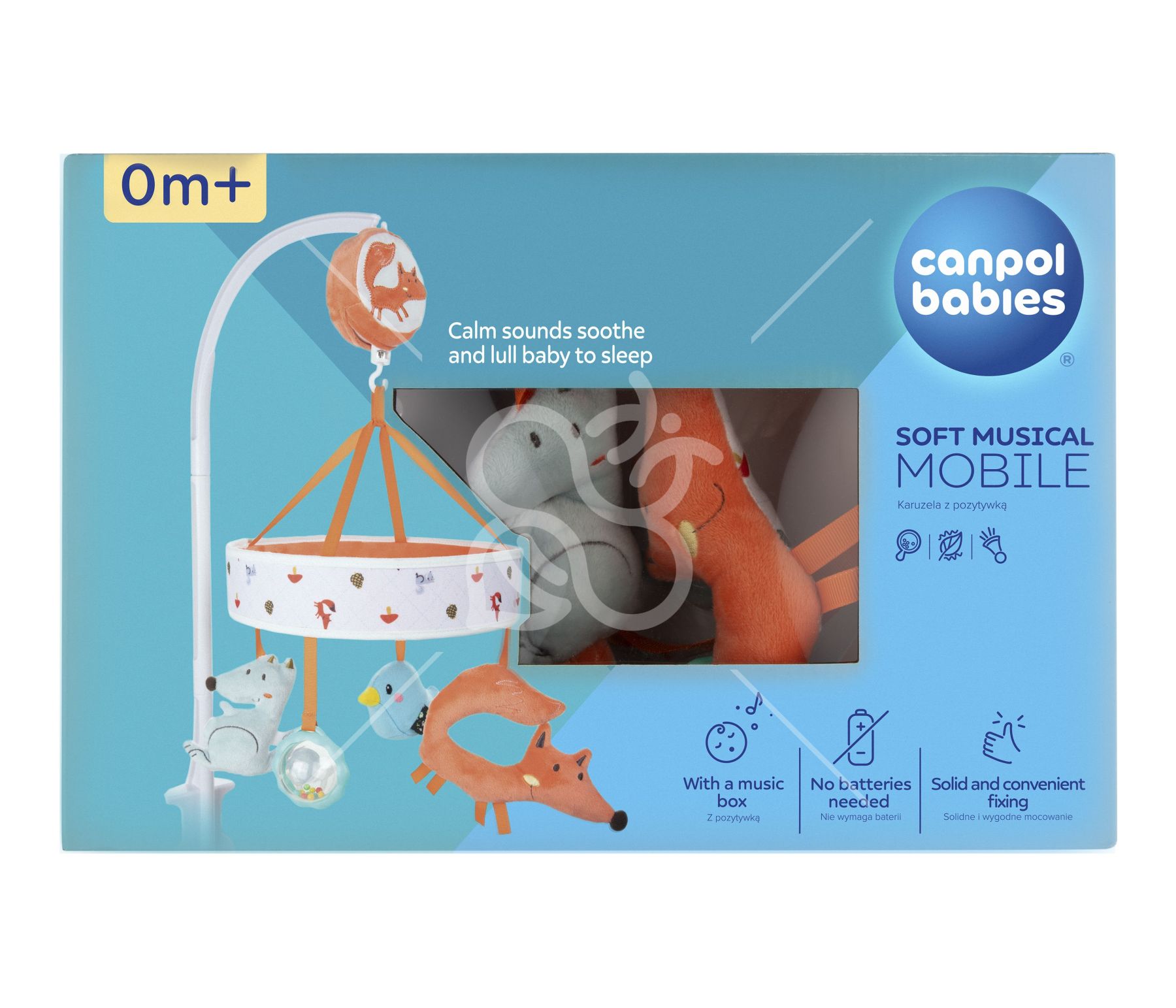 Canpol babies Карусель музична FOX