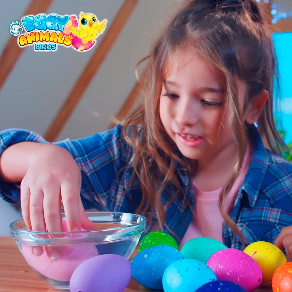 Іграшка, що зростає, в яйці «Eggy Animals» - ПТАШКИ (у дисплеї)