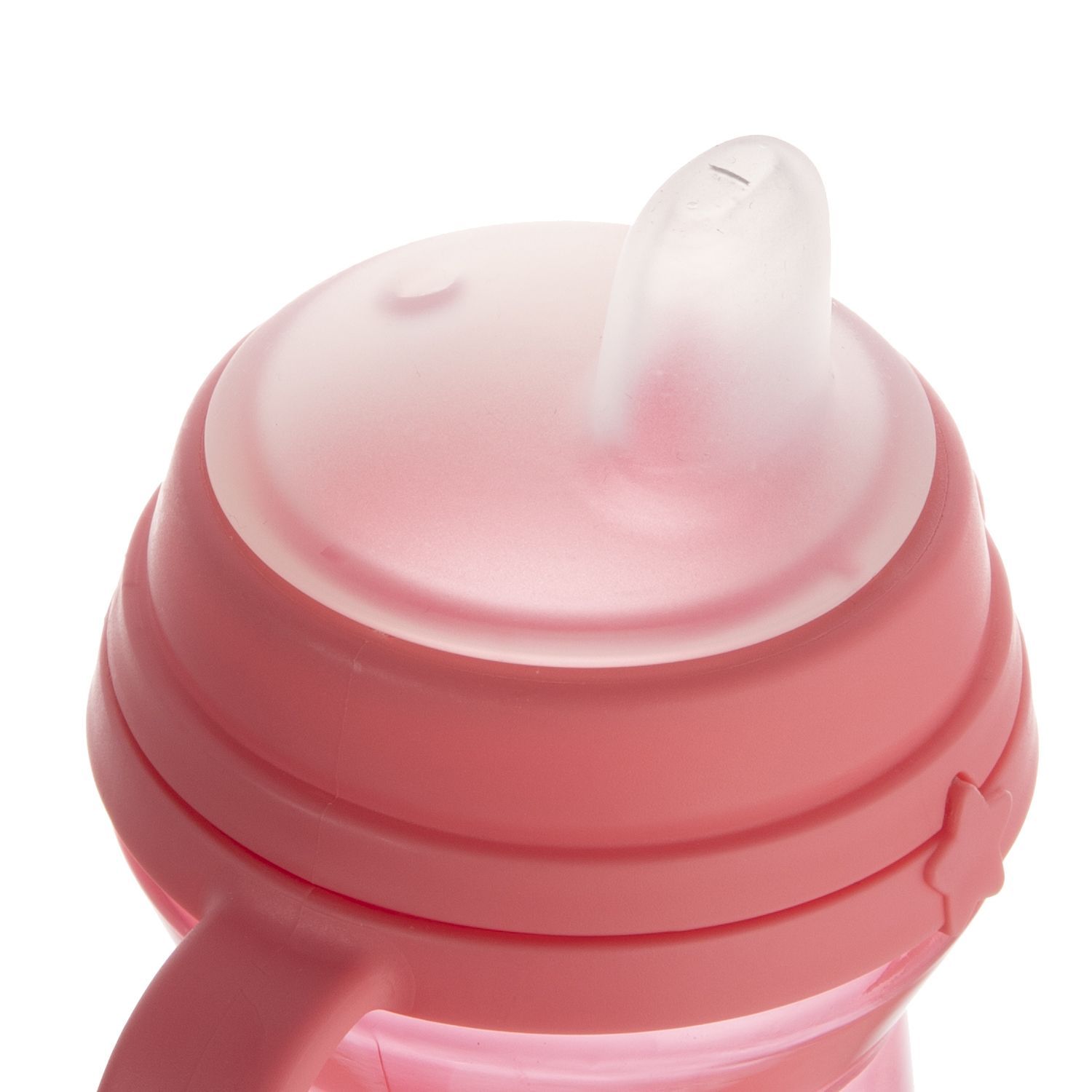 Canpol babies Кружка тренувальна з силіконовим носиком FirstCup 250 мл - рожева