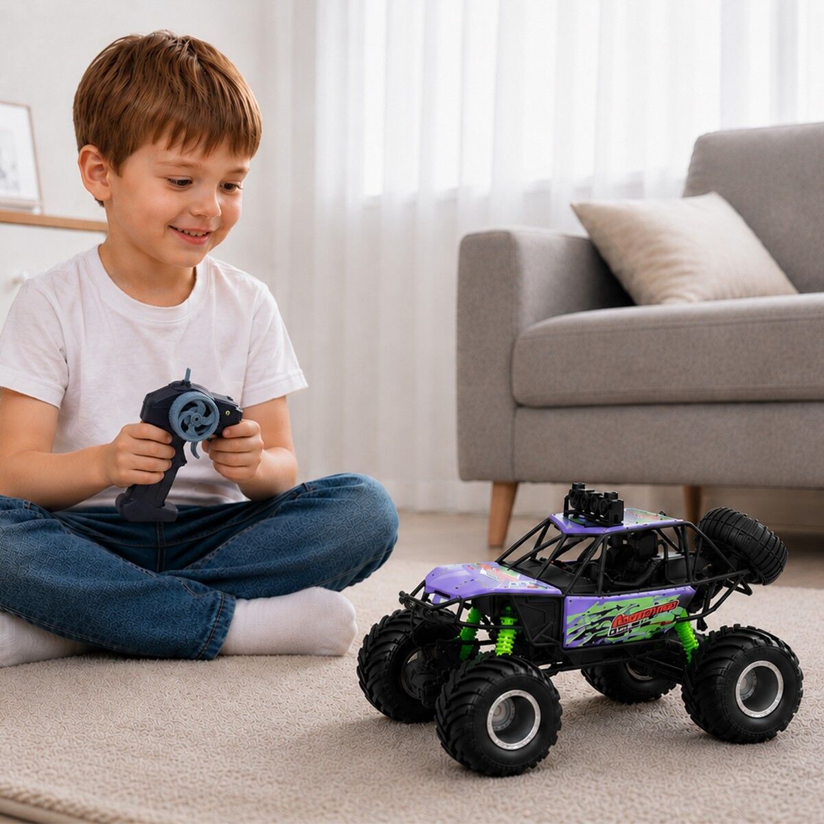 Автомобіль KS DRIVE на р/к - BEAST RUNNER (2.4 GHz, акум. 7.4 V, бузковий)