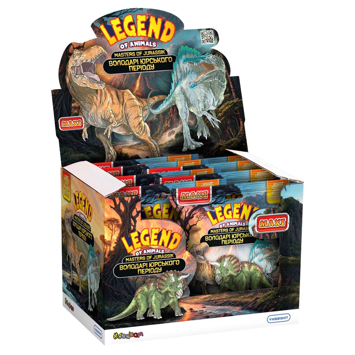 Стретч-іграшка у вигляді тварини серії LEGEND OF ANIMALS МАКСІ – ВОЛОДАРІ ЮРСЬКОГО ПЕРІОДУ