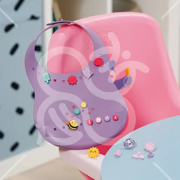 Нагрудник для ляльки BABY BORN серії "Pinplay" – СТИЛЬНЕ ГОДУВАННЯ