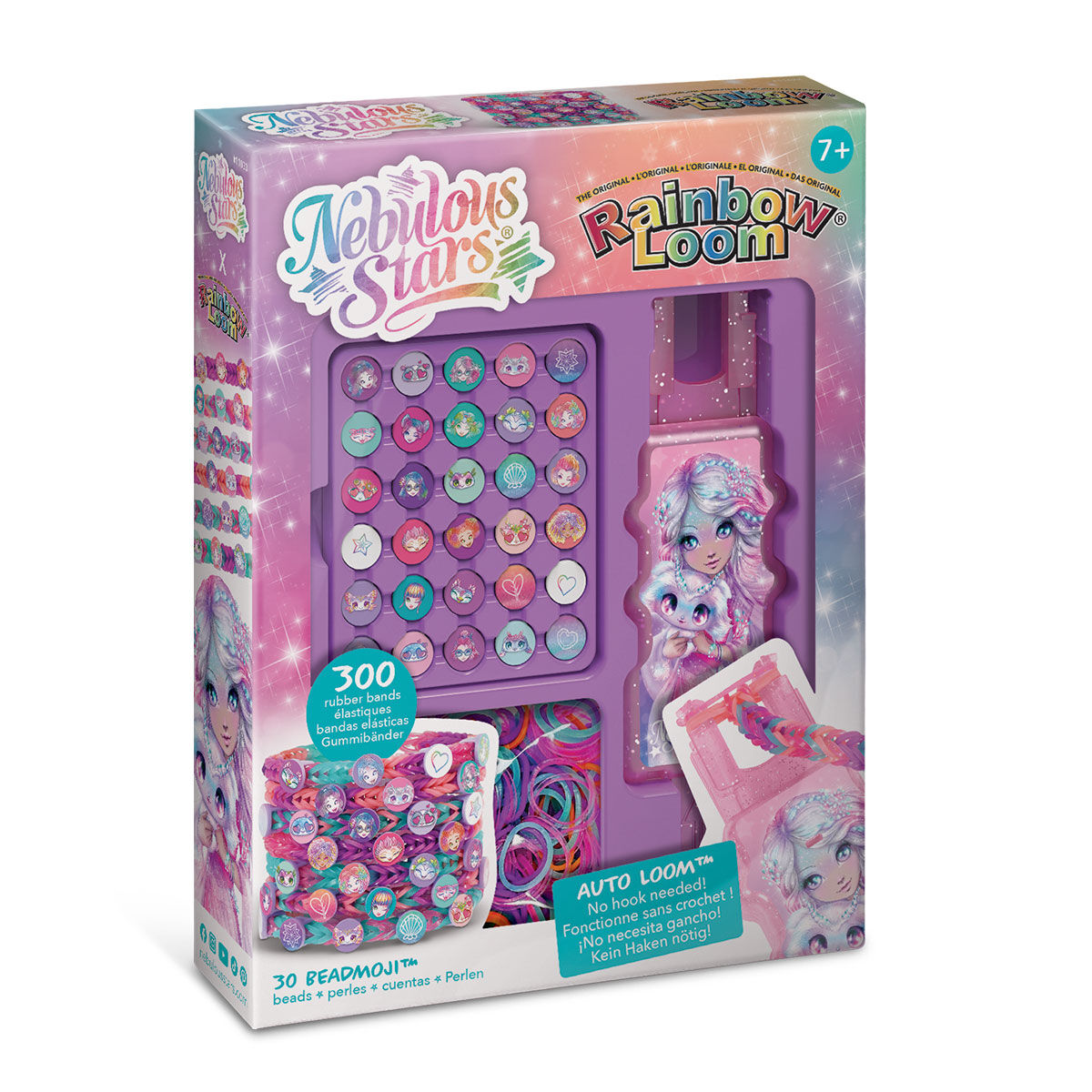 Набір для створення прикрас NEBULOUS STARS серії "Rainbow Loom™" з намистинами – ЗОРЯНА ФЕЄРІЯ