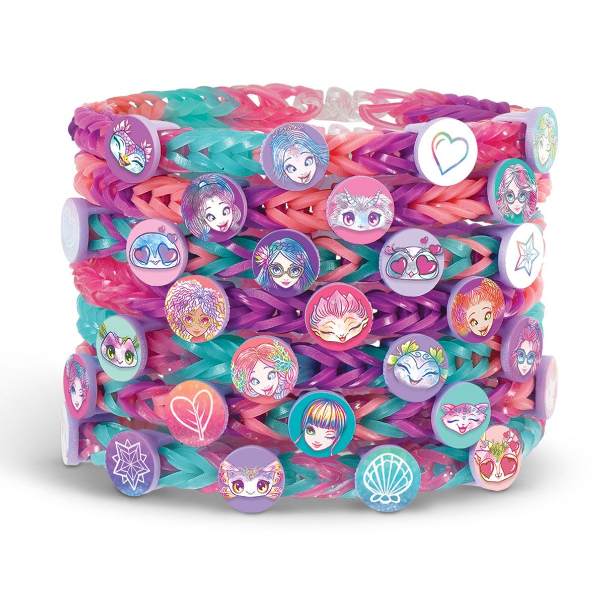 Набір для створення прикрас NEBULOUS STARS серії "Rainbow Loom™" з намистинами – ЗОРЯНА ФЕЄРІЯ