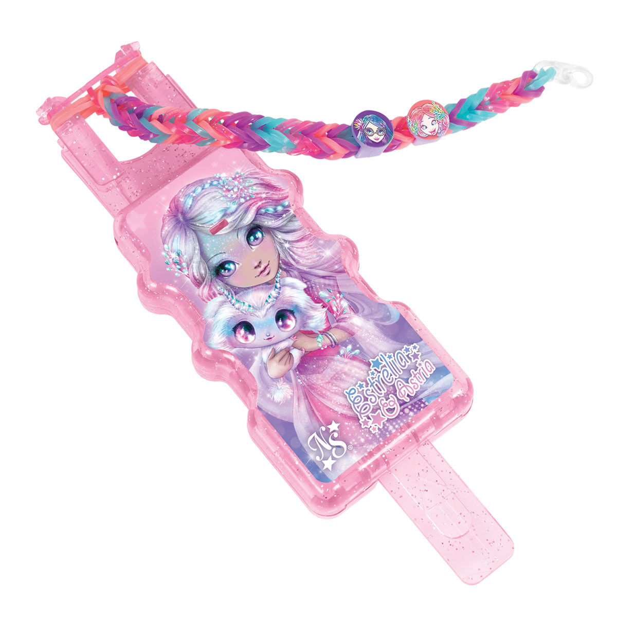 Набір для створення прикрас NEBULOUS STARS серії "Rainbow Loom™" з намистинами – ЗОРЯНА ФЕЄРІЯ
