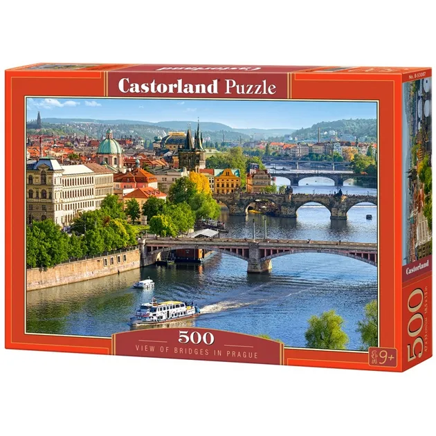 Пазли Castorland 500 «Мости в Празі» Castorland (B-53087)