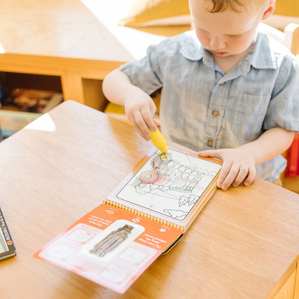 Melissa & Doug. Water WOW: Водна розмальовка з ручкою «Транспорт»