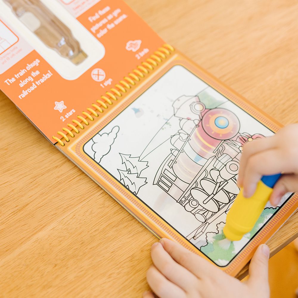Melissa & Doug. Water WOW: Водна розмальовка з ручкою «Транспорт»