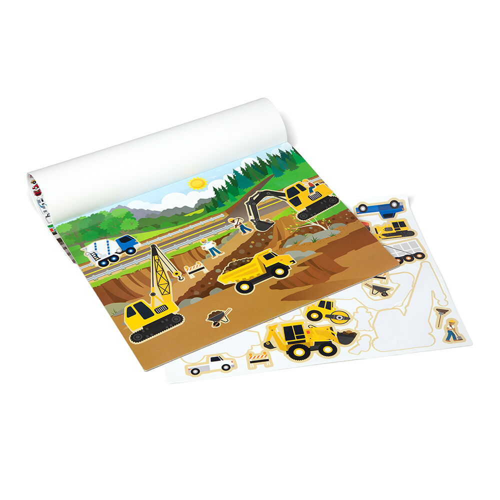 Melissa & Doug: Набір багаторазових наліпок 'Транспорт'