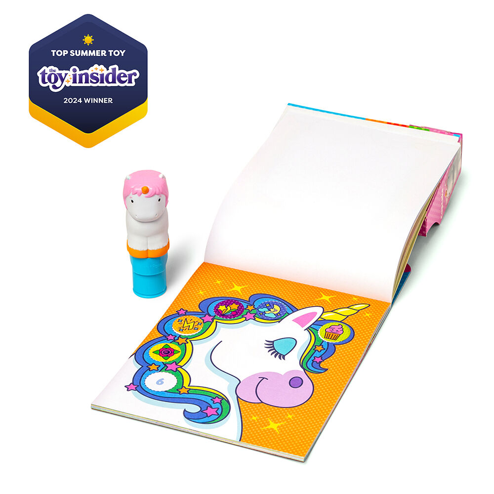 Melissa & Doug. Sticker WOW: Набір з блокноту та штампу з наліпками «Єдиноріг»