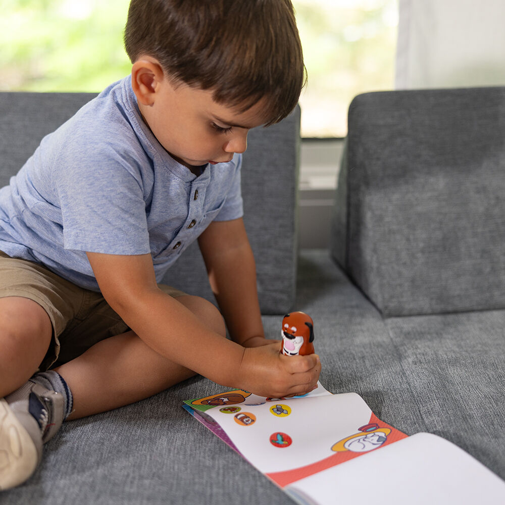 Melissa & Doug. Sticker WOW: Набір з блокноту та штампу з наліпками «Цуценя»