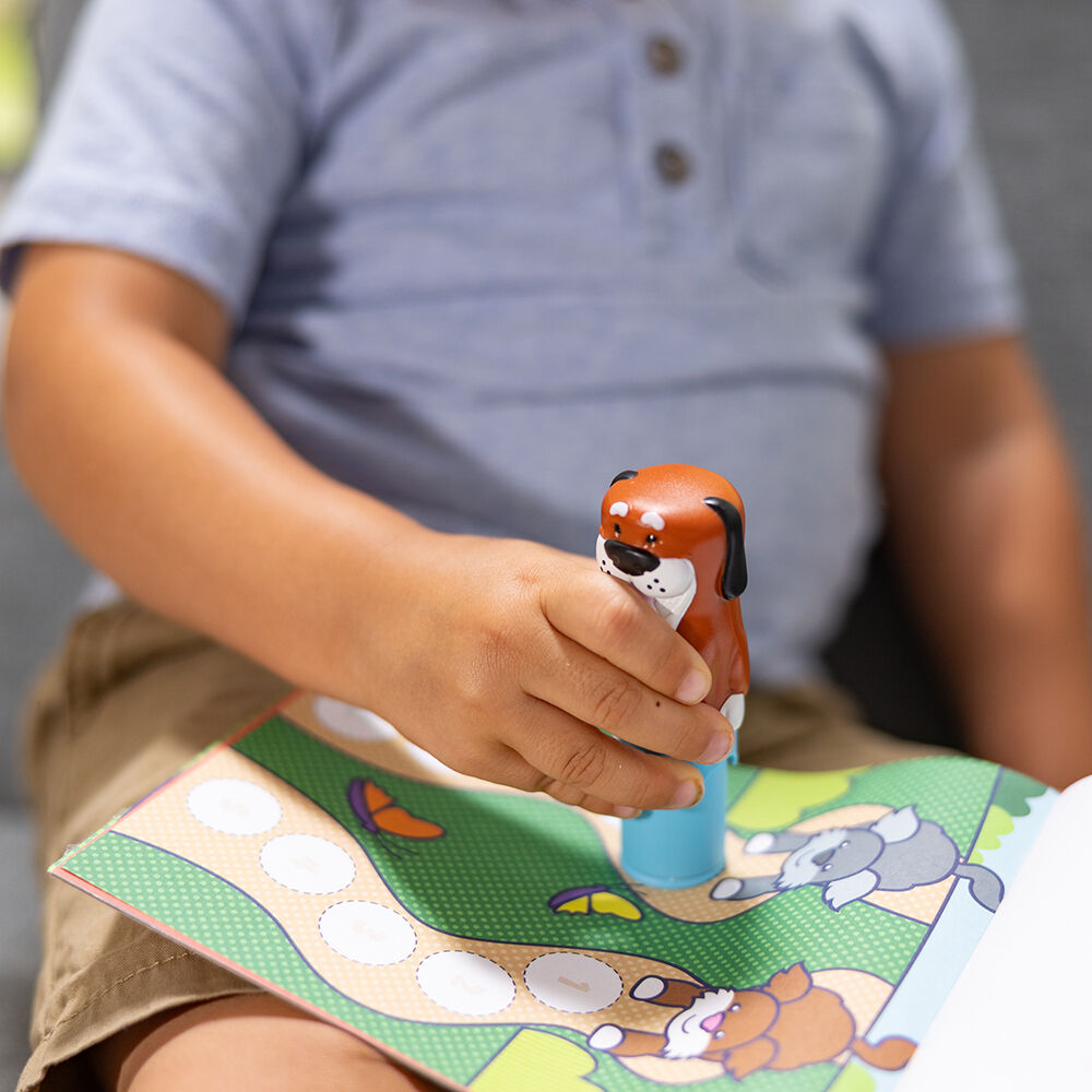 Melissa & Doug. Sticker WOW: Набір з блокноту та штампу з наліпками «Цуценя»