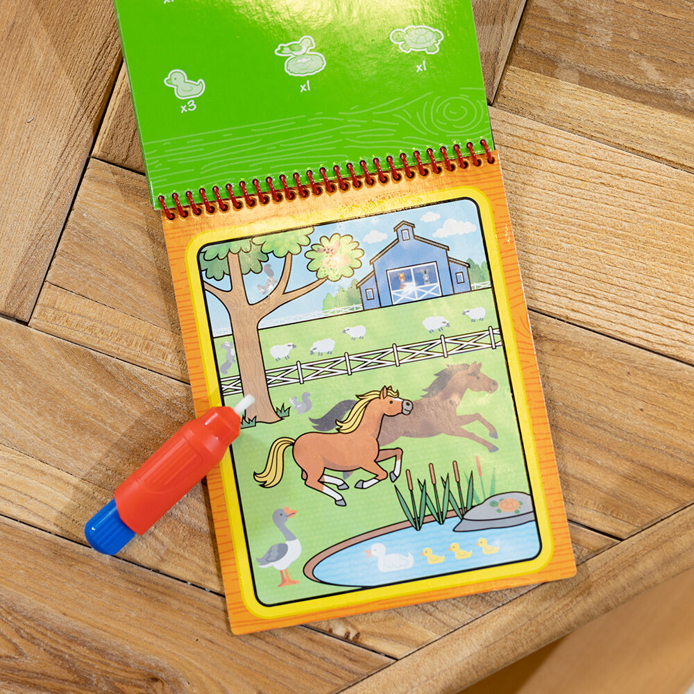 Melissa & Doug. Water WOW: Водна розмальовка з ручкою «Ферма»