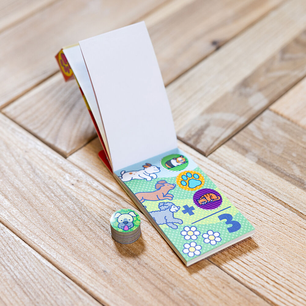 Melissa & Doug. Sticker WOW: Набір з мініблокноту та запасних наліпок для штампу «Улюбленці»