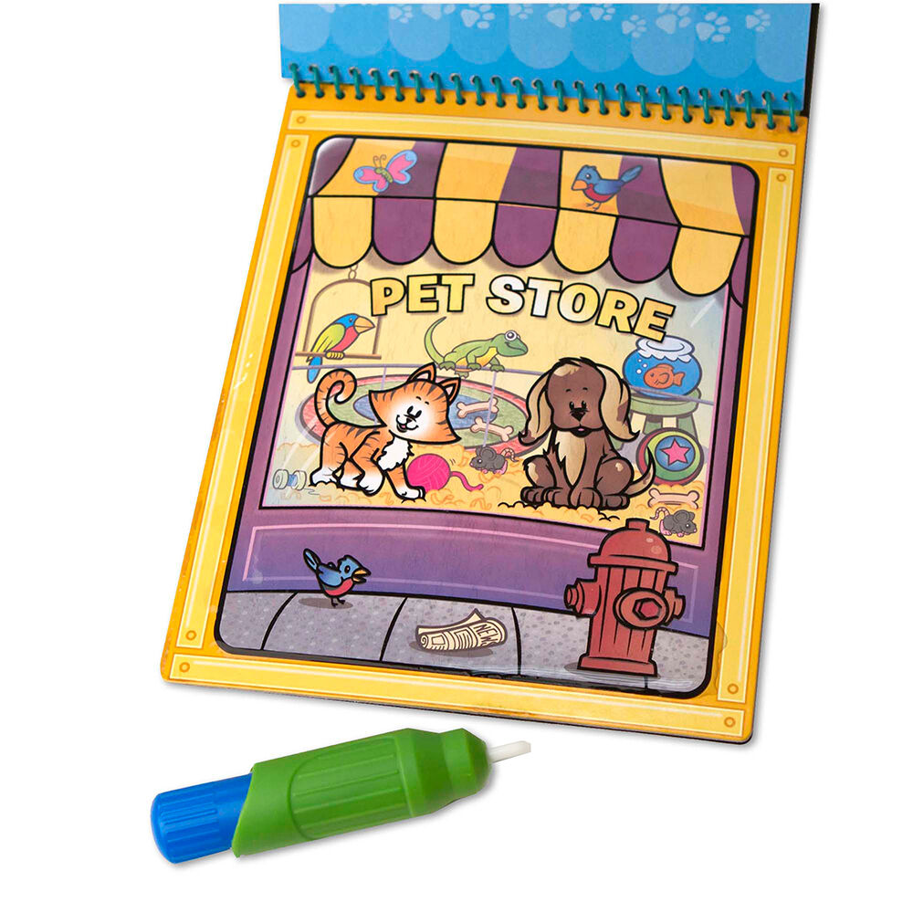 Melissa & Doug. Water WOW: Водна розмальовка з ручкою «Тварини»