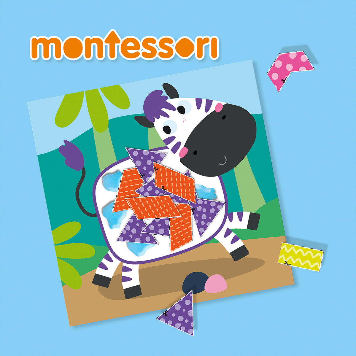 Набір для творчості серії "Montessori" – ВИРІЗАЙ З ТВАРИНКАМИ