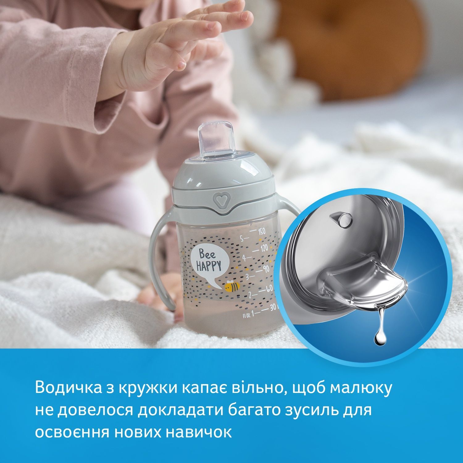 LOVI Моя перша кружка Easy Switch 150 мл Buddy Bear