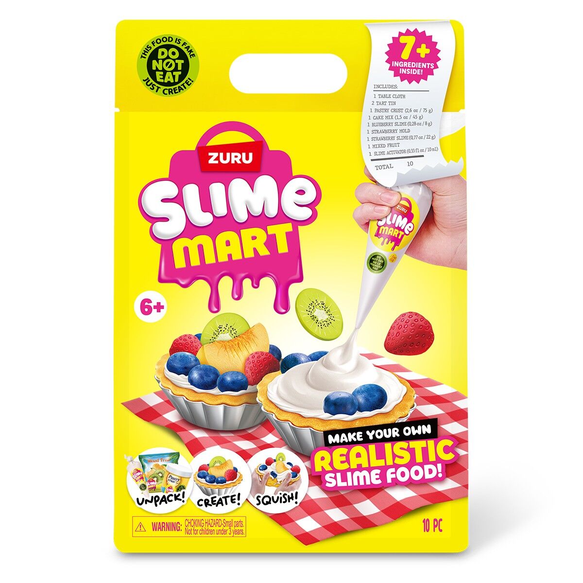 Ігровий набір зі слаймами SLIME MART серії "Shopping Bag" – ФРУКТОВИЙ ТАРТ
