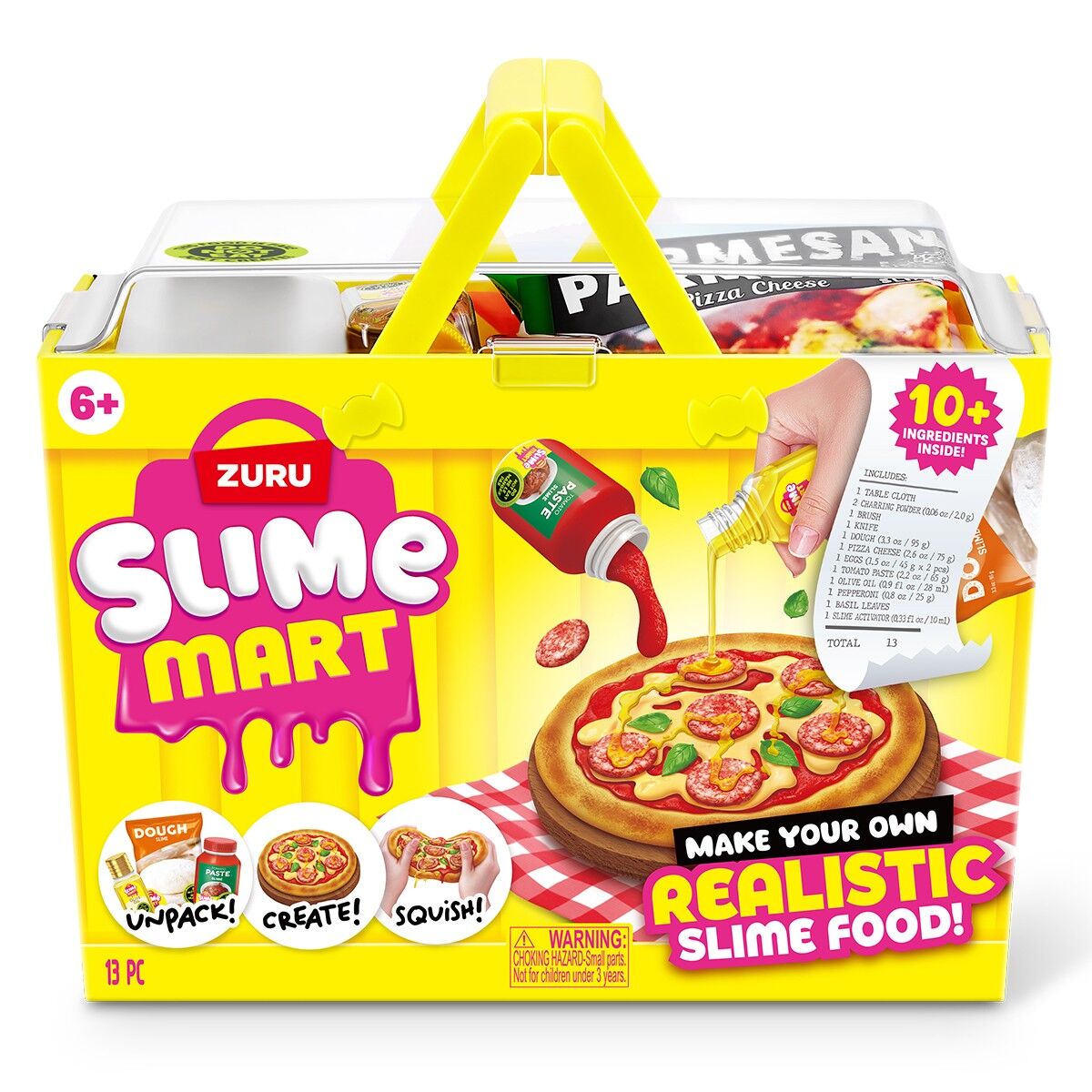Ігровий набір зі слаймами SLIME MART серії "Shopping Basket" – ПІЦА