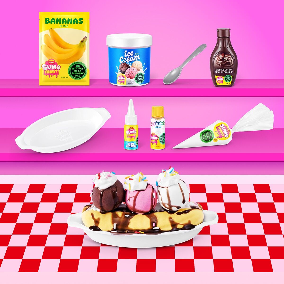 Ігровий набір зі слаймами SLIME MART серії "Shopping Cart" – ВІЗОК СМАКОЛИКІВ