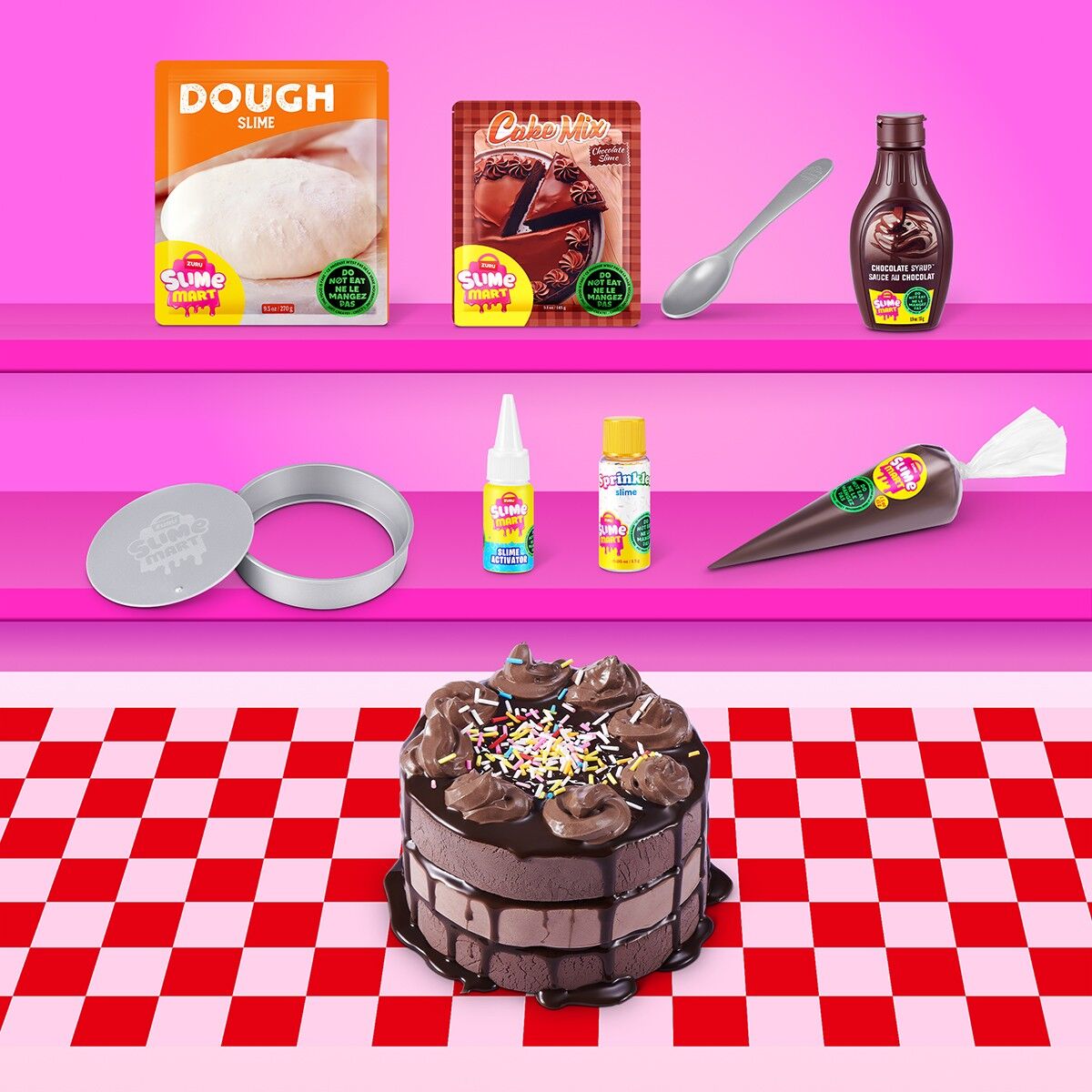 Ігровий набір зі слаймами SLIME MART серії "Shopping Cart" – ВІЗОК СМАКОЛИКІВ
