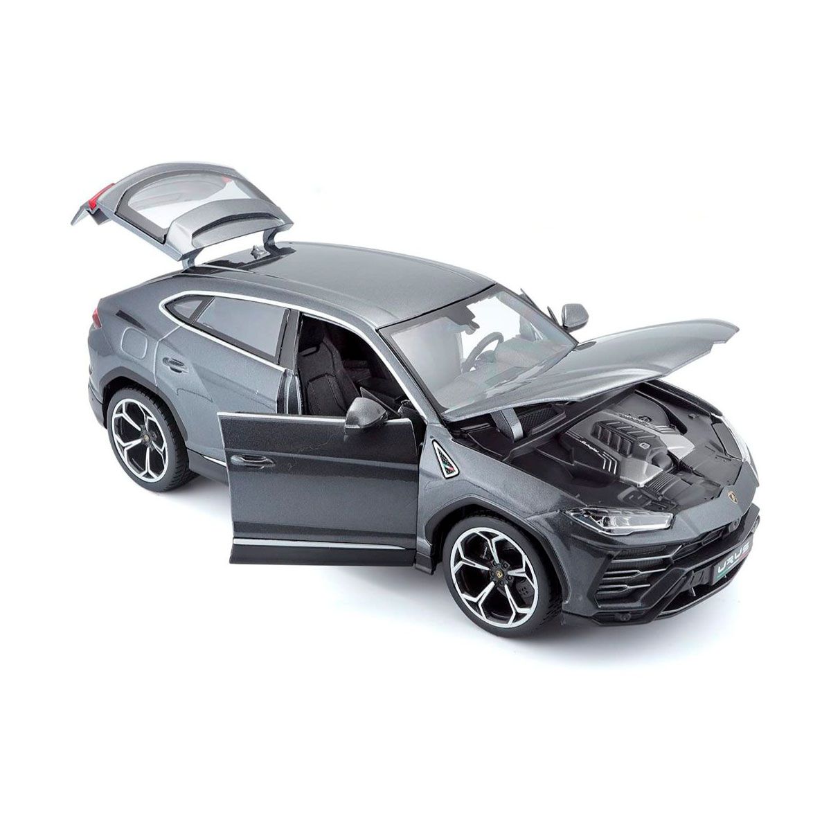 Автомодель - LAMBORGHINI URUS (сірий металік, 1:18)