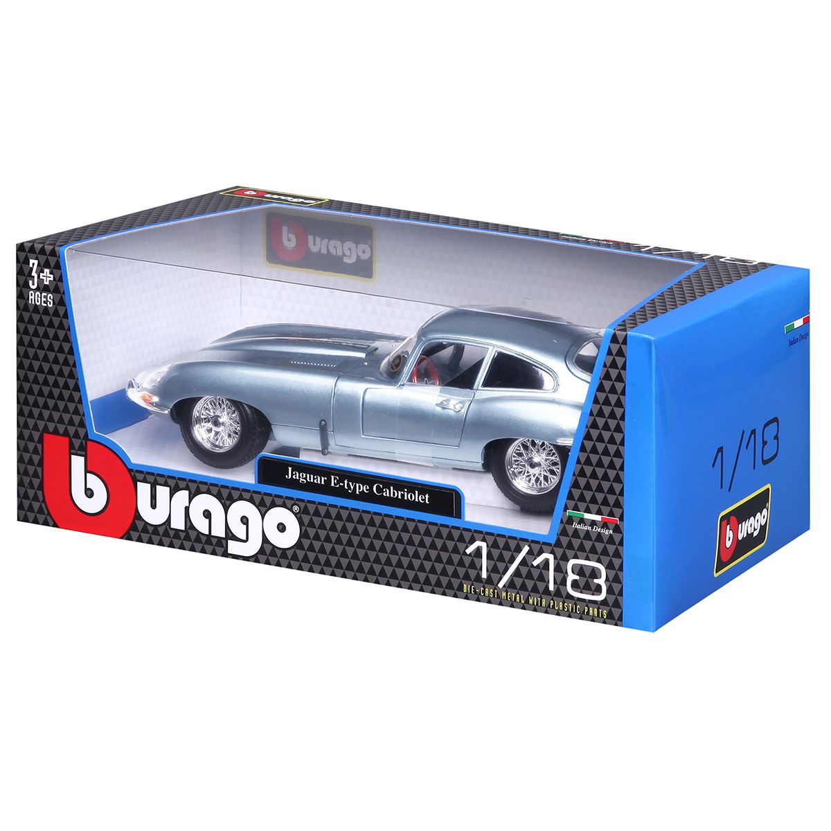 Автомодель - JAGUAR E-TYPE COUPE (1961) (1:18)