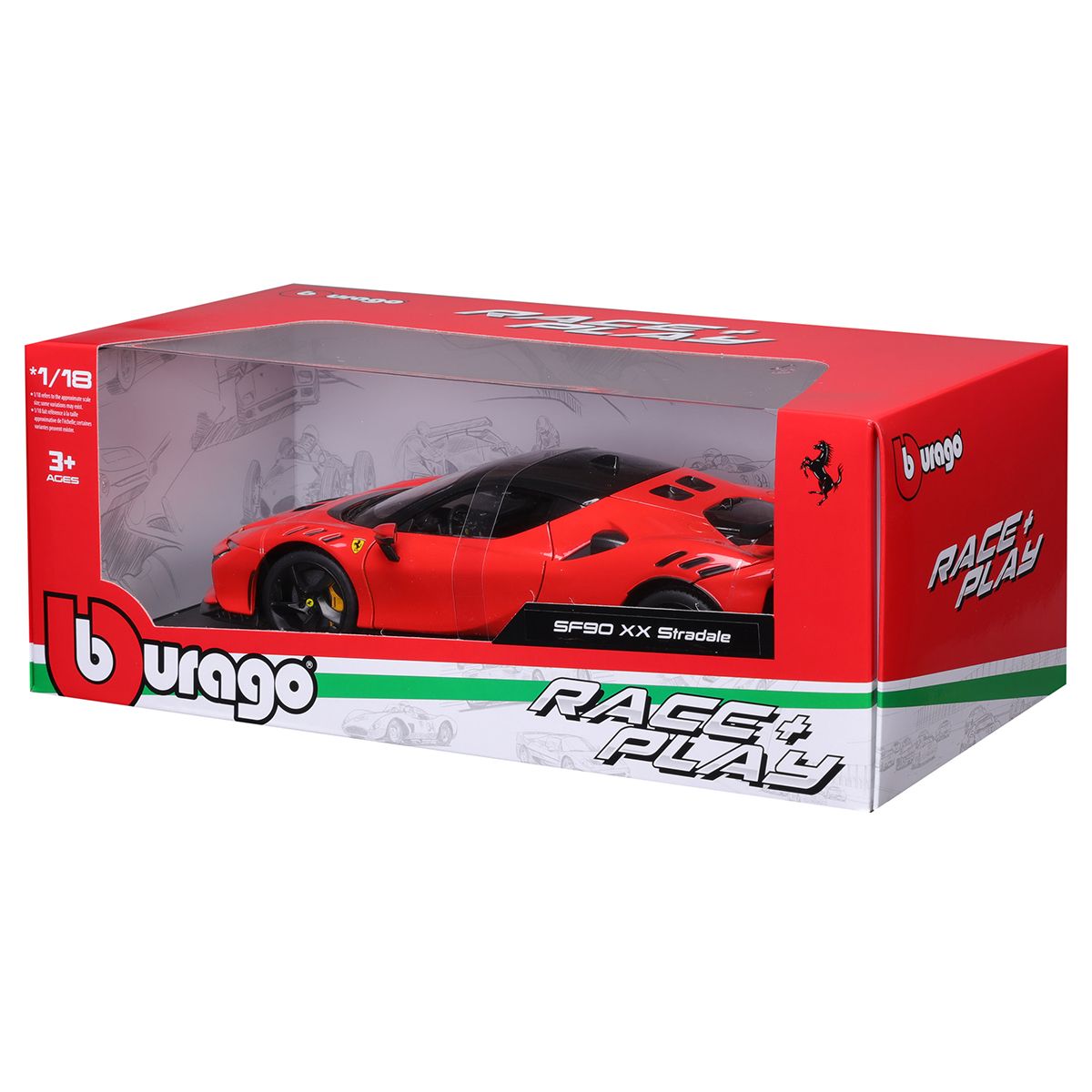 Автомодель серії "R&P" - FERRARI SF90 XX STRADALE (1:18)