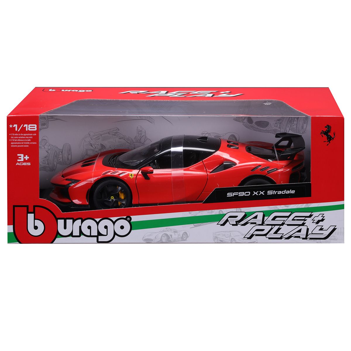 Автомодель серії "R&P" - FERRARI SF90 XX STRADALE (1:18)
