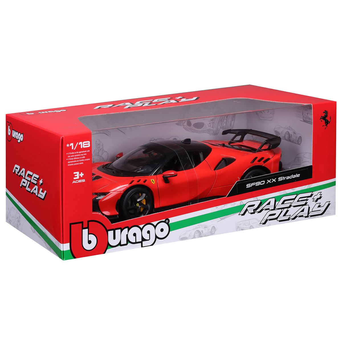 Автомодель серії "R&P" - FERRARI SF90 XX STRADALE (1:18)