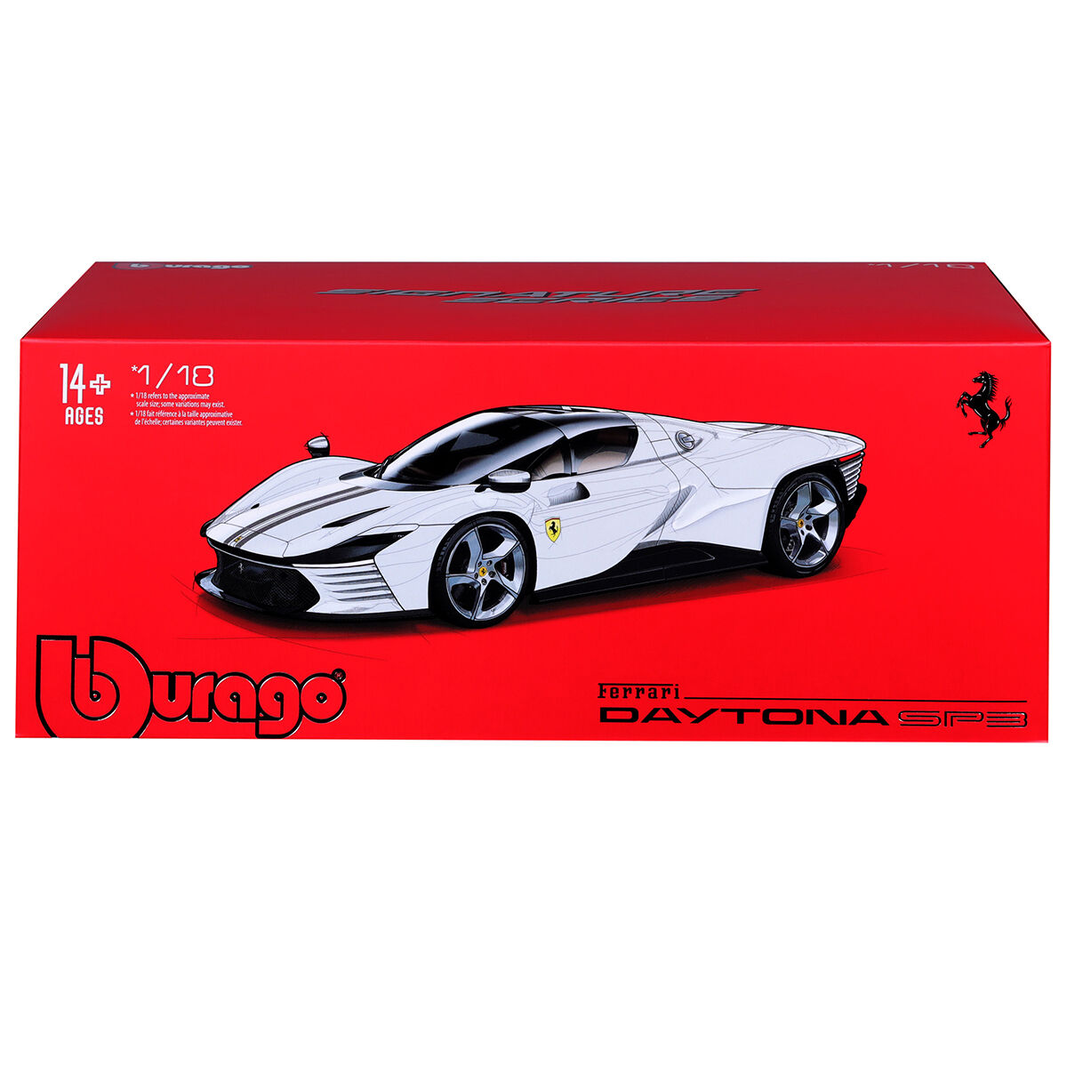 Автомодель Bburago Signature Ferrari Daytona SP3 червоний (18-16912 RD)