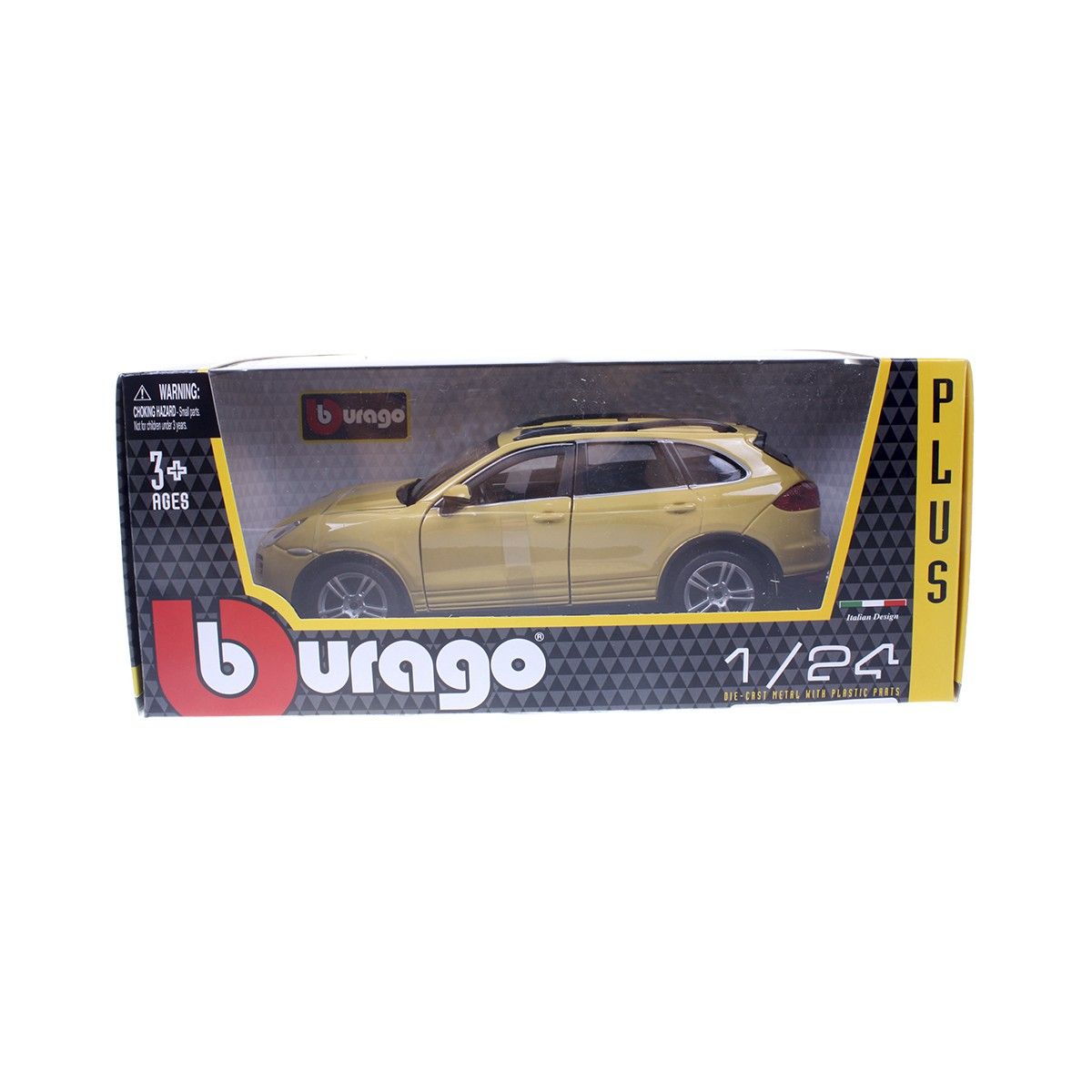 Автомодель - PORSCHE CAYENNE TURBO (асорті білий, жовтий, 1:24)