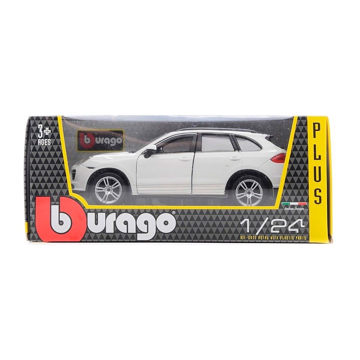 Автомодель - PORSCHE CAYENNE TURBO (асорті білий, жовтий, 1:24)