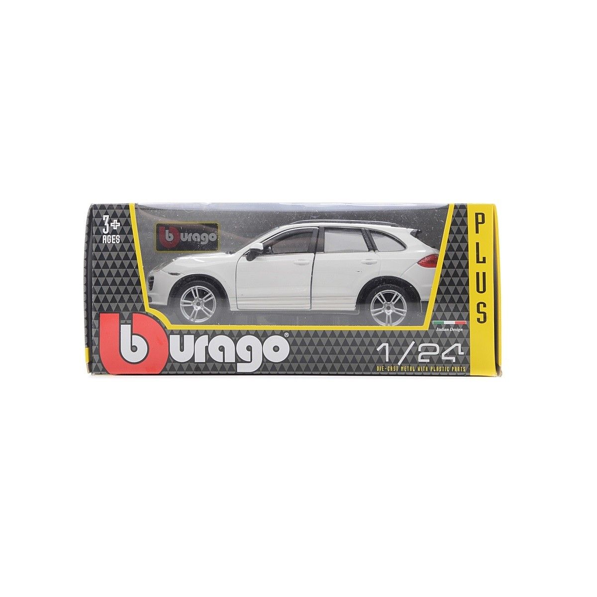 Автомодель - PORSCHE CAYENNE TURBO (асорті білий, жовтий, 1:24)