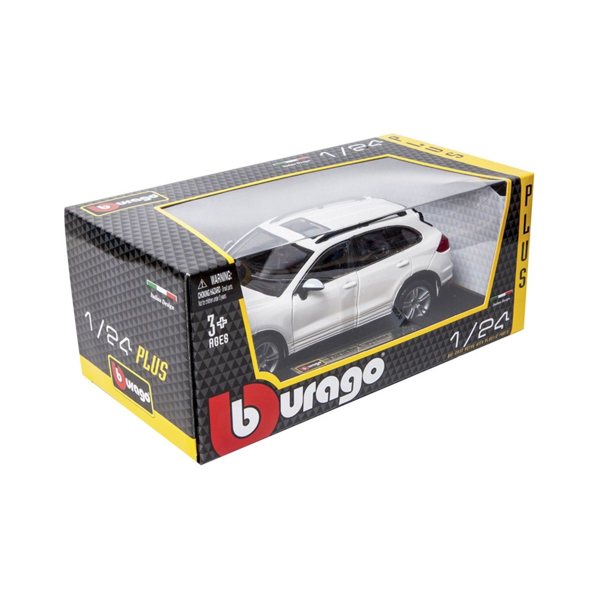 Автомодель - PORSCHE CAYENNE TURBO (асорті білий, жовтий, 1:24)