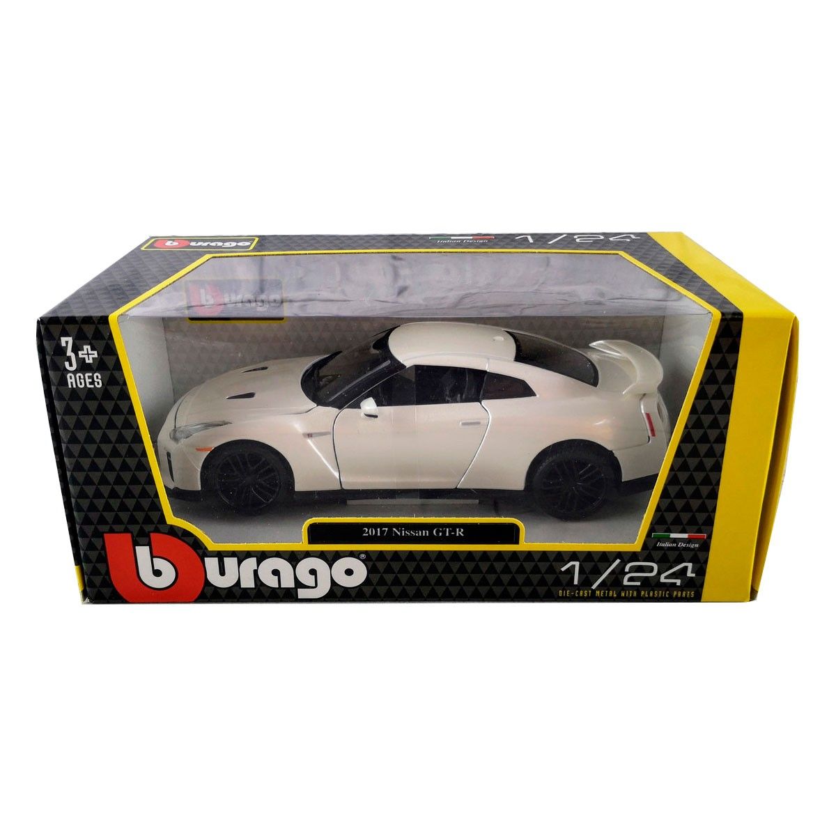 Автомодель - NISSAN GT-R (асорті червоний, білий металік, 1:24)