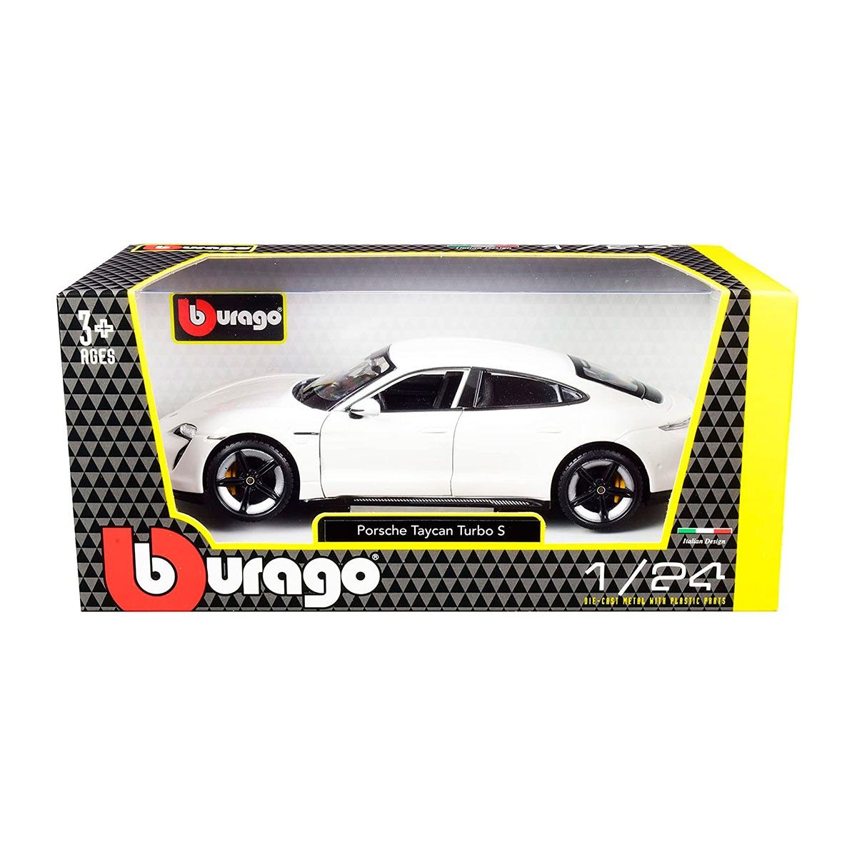 Автомодель - PORSCHE TAYCAN TURBO S (асорті синій, білий, 1:24)