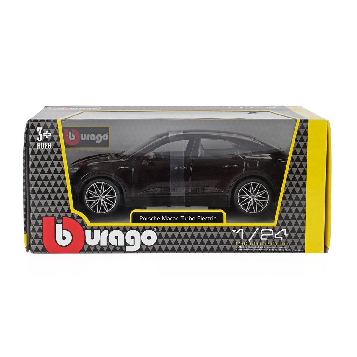 Автомодель - PORSCHE MACAN 4 ELECTRIC (чорний, 1:24)
