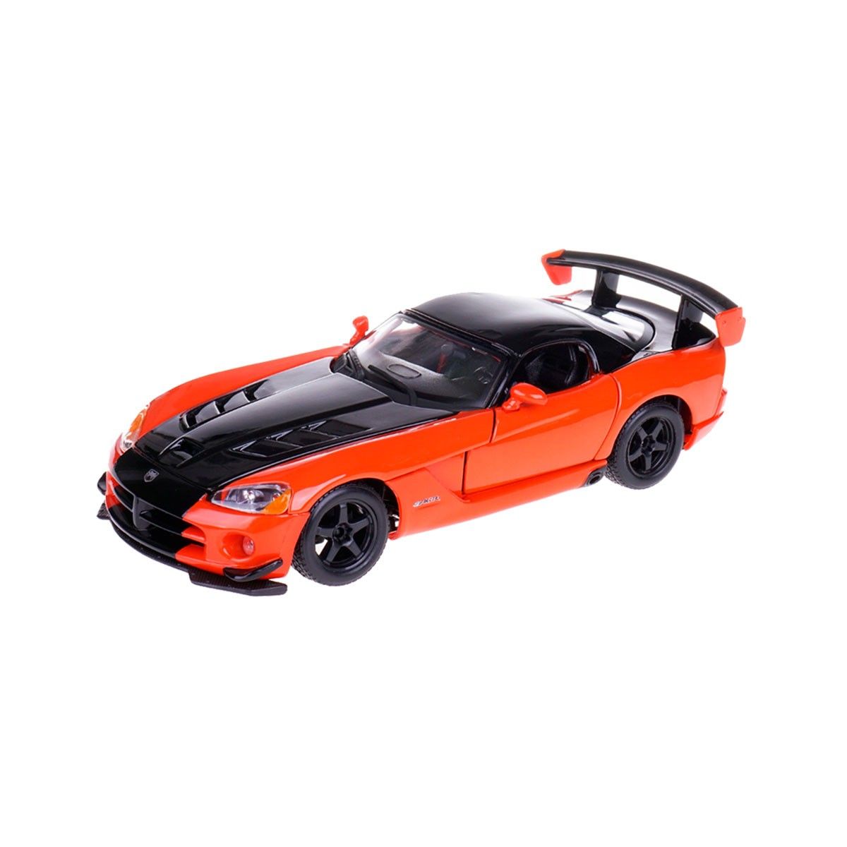 Автомодель - DODGE VIPER SRT10 ACR  (ассорті помаранч-чорн металік, червоно-чорн металік, 1:24)