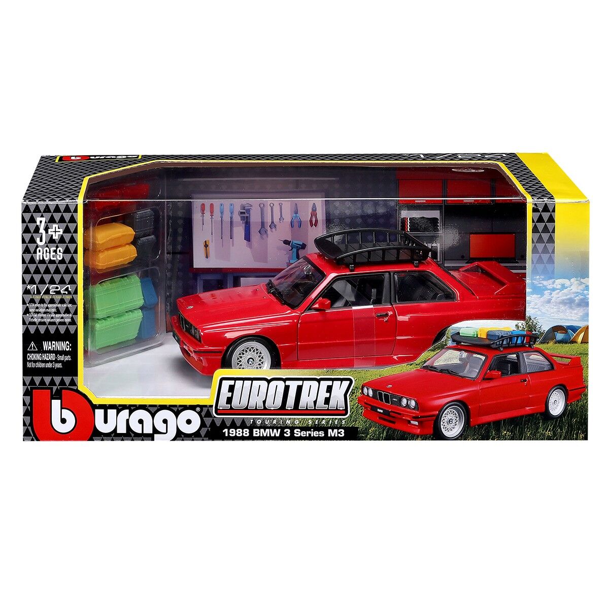 Автомодель – BMW M3 EUROTREK (1988) (1:24)