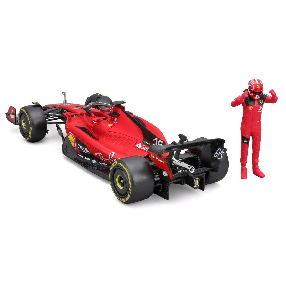 Автомодель з фігуркою - FERRARI SF-23 (1:24)