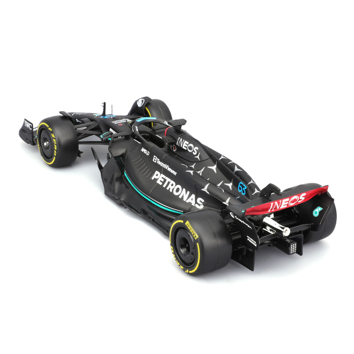 Автомодель з фігуркою - MERCEDES-AMG F1 W14 E PERFORMANCE (1:24)
