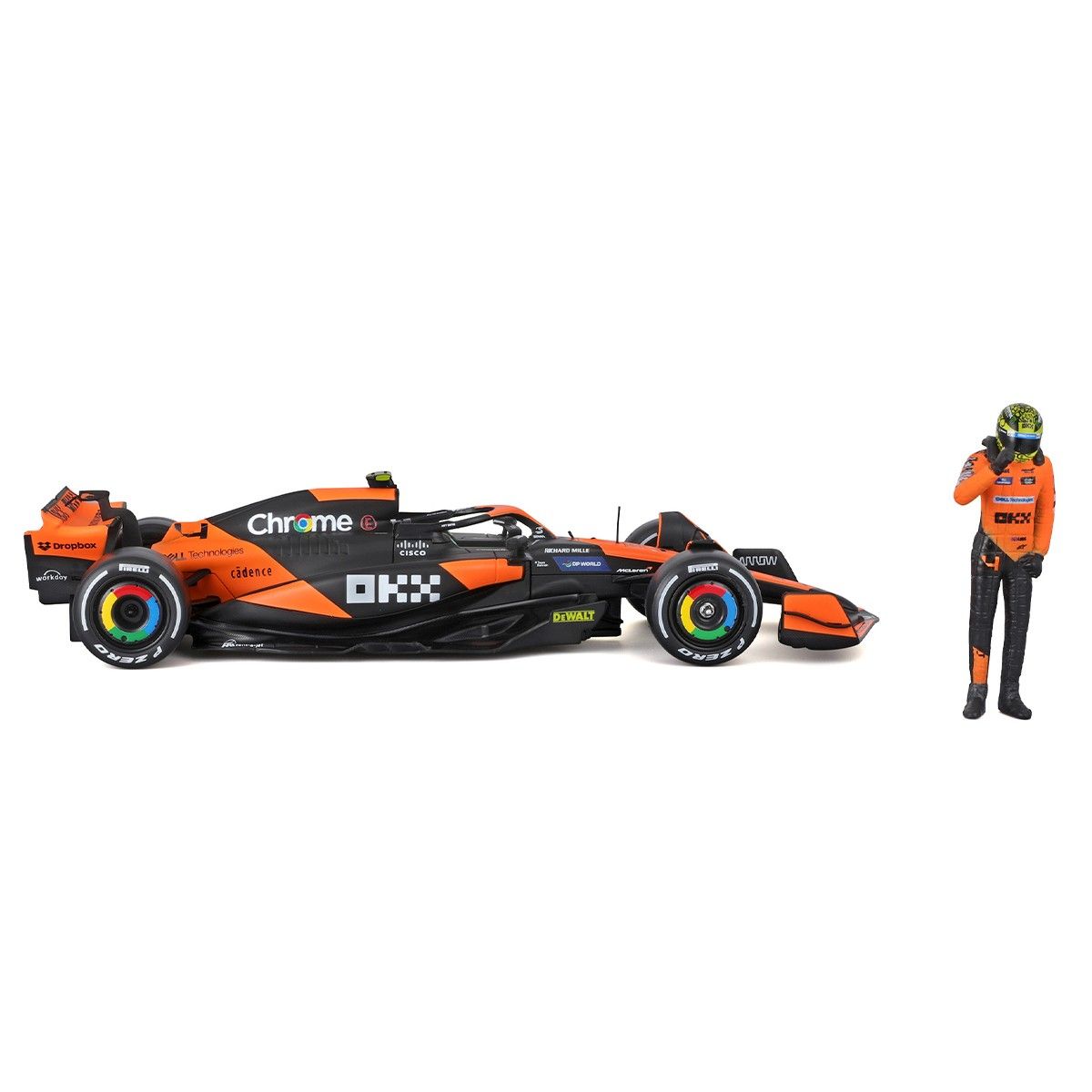 Автомодель з фігуркою - MCLAREN MCL38 (1:24)