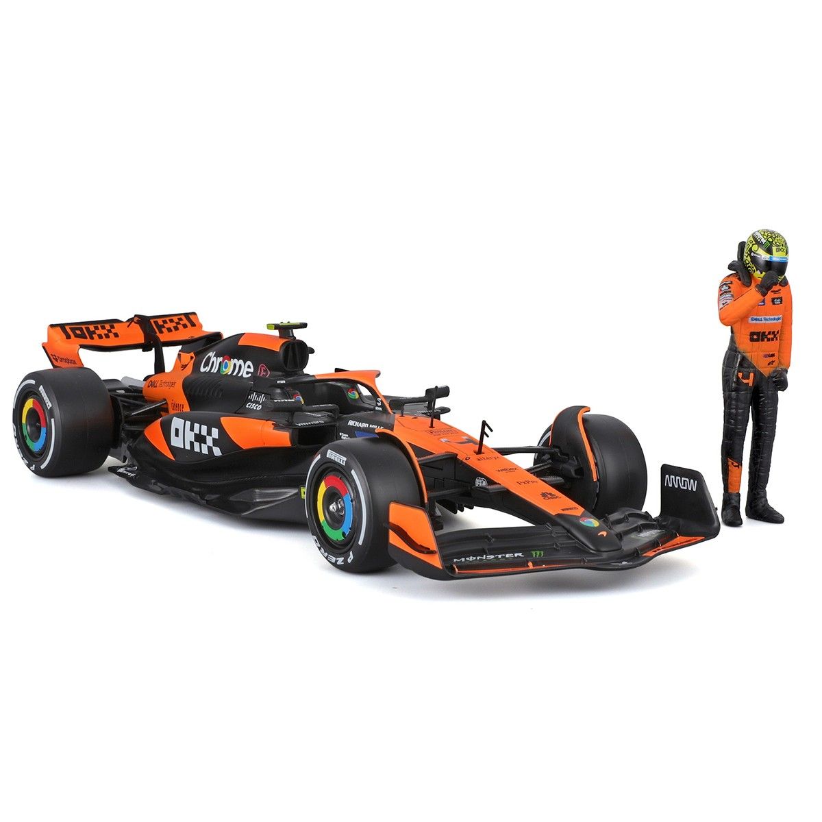 Автомодель з фігуркою - MCLAREN MCL38 (1:24)
