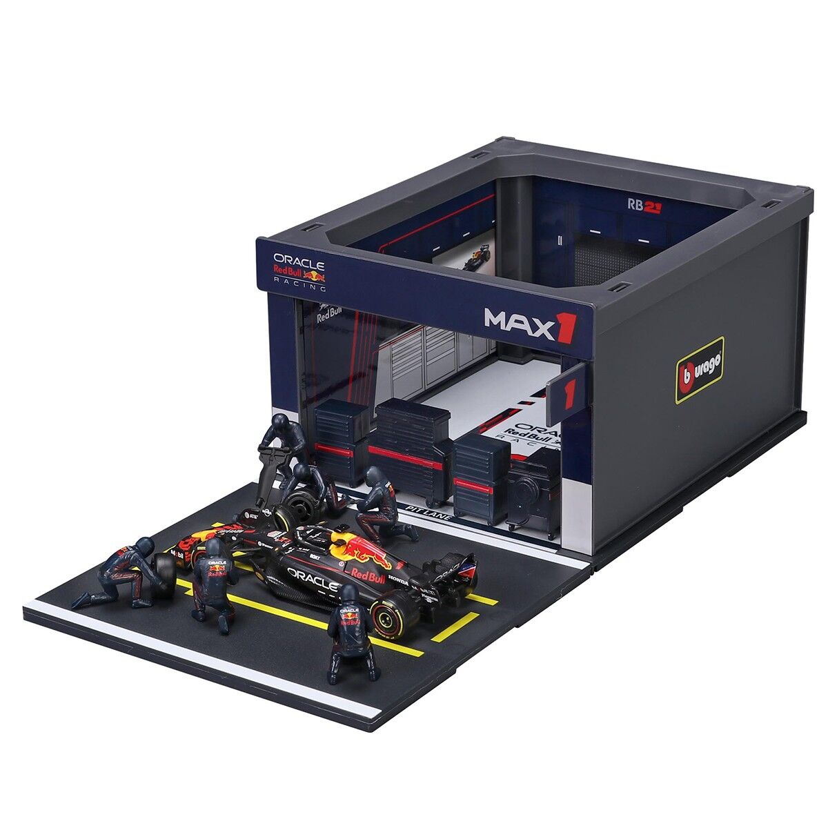 Ігровий набір – PIT PASS ORACLE RED BULL RACING RB21 (2025) (1:43)